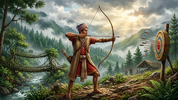 Siat Khnam: Meghalaya Khasi Traditional Archery (Ka Ryntieh bad Ki Khnam)