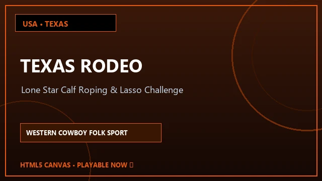 Texas Rodeo: Lone Star Calf Roping (Lasso Challenge)